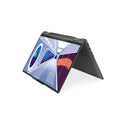 Yoga 7 14" WUXGA OLED 2-in-1 Laptop i5-1340P 16GB 512GB W11H Touch Storm Grey (Refurbished) in a convertible position