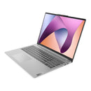 IdeaPad Slim 5 16" WUXGA Laptop R7-7730U 16GB 1TB W11H Cloud Grey (Refurbished) side view with screen open.