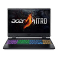 Acer Nitro 5 15.6" FHD 144Hz Gaming Laptop i9-12900H 16GB 512GB RTX3060 W11H Black (Refurbished) with vibrant keyboard.