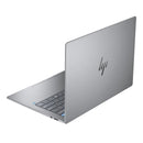 OmniBook X Copilot+ PC 14" 2.2K Laptop Snapdragon X Elite X1E-78-100 16GB 1TB W11H Meteor Silver (Refurbished) back view.