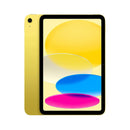 iPad 10th Gen (2022) 10.9" A14 WiFi + Cellular (Brand New) in yellow color with colorful backgrounds