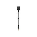 Neve Aux 6-Inch Splitter Cable Black Green Gadgets