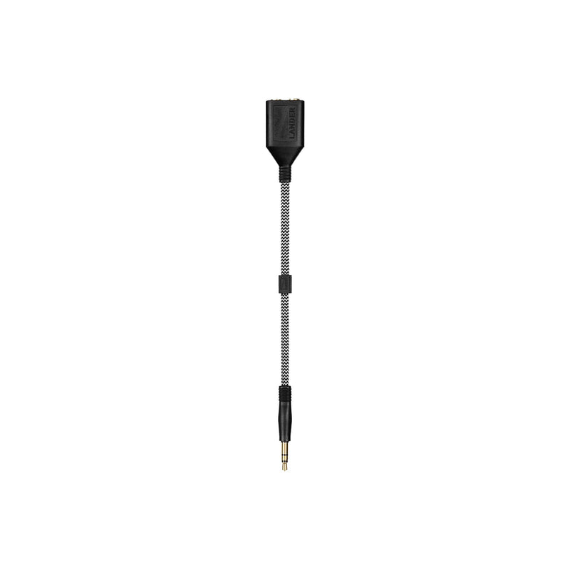 Neve Aux 6-Inch Splitter Cable Black