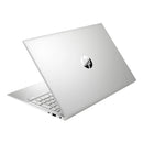Pavilion 15.6" FHD Laptop i7-1260P 16GB 512GB W11H Natural Silver (Refurbished) back view with HP logo.