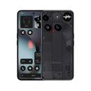 Phone (3) 5G Smartphone (Brand New) displayed front and back showcasing its sleek design and interface features.