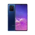 Galaxy S10 Lite 4G Smartphone (Brand New) in blue with Super AMOLED Plus display.