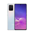 Galaxy S10 Lite 4G Smartphone (Brand New) showing front and back design with vibrant display and sleek build.