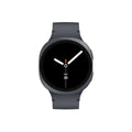 Galaxy Watch 8 44mm LTE (Refurbished) front view with modern digital watch face.