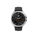 Galaxy Watch8 Classic 46mm LTE (Refurbished) displayed with a sleek black strap and a modern watch face.