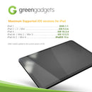iPad Air 4 Wi-Fi + 4G (Brand New) maximum supported iOS versions infographic